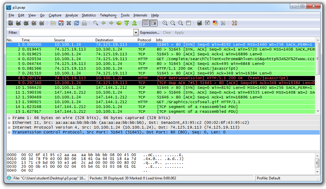 wireshark pcap file analysis online